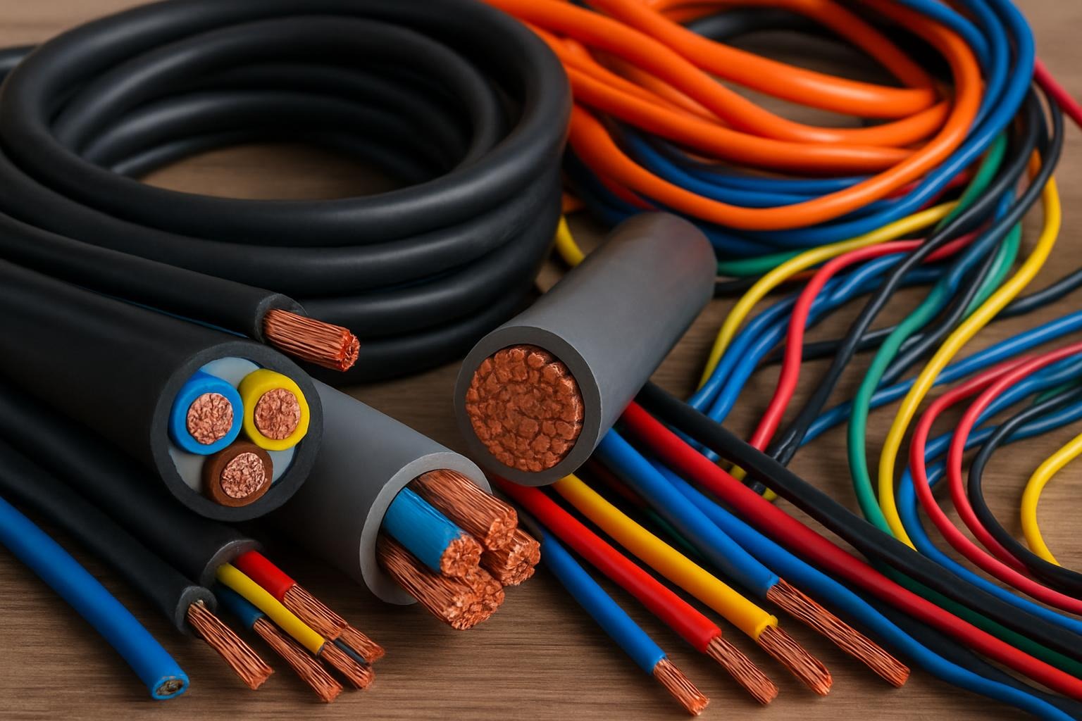 NVIwires and cables